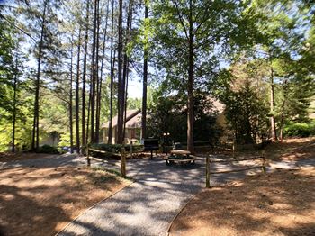 Park trace apartments bbq/picnic area